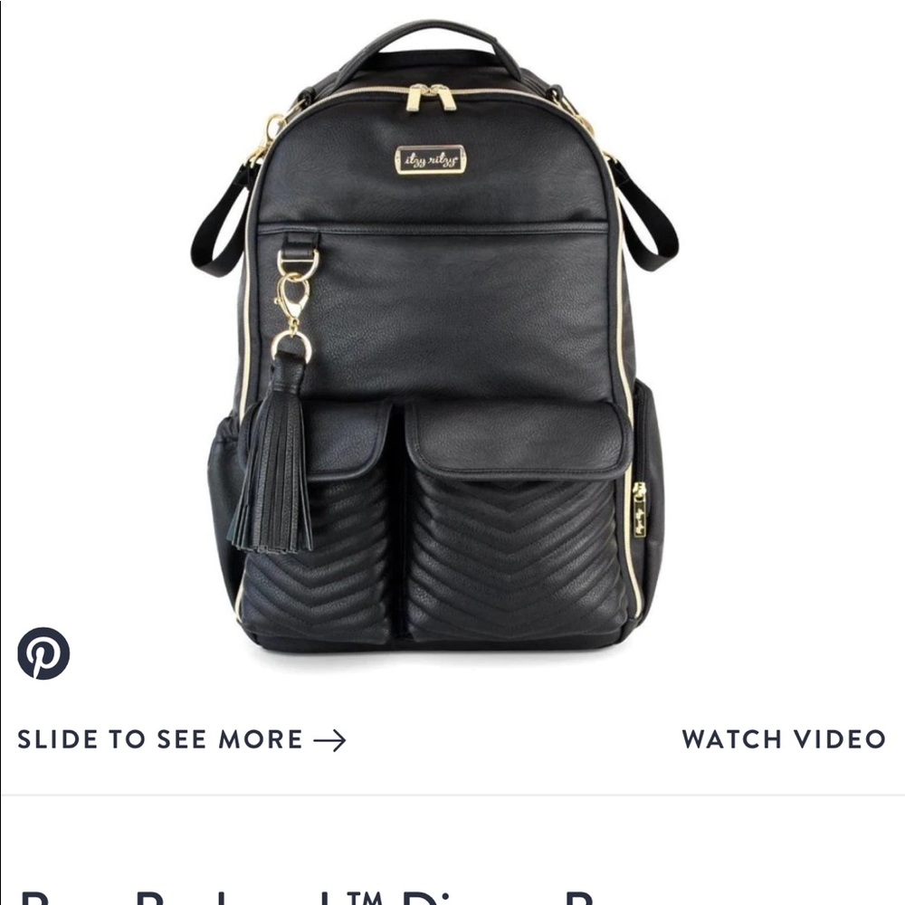 Itzy ritzy Boss backpack diaper bag
